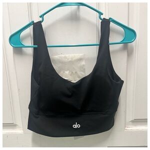 ALO Yoga Black set Leggings Bra Size L